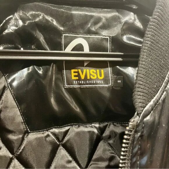EVISU The Spirit Of EVISU Japanese Designer Bomber Jacket - Picture 8 of 14